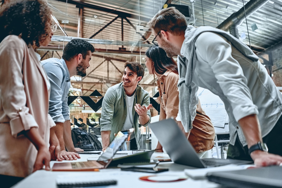 Young business people in office, representing business loans for startup with no revenue